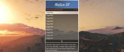 NativeUi для GTA 5