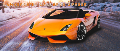 Мод на автомобиль Lamborghini Gallardo Spyder для GTA 5